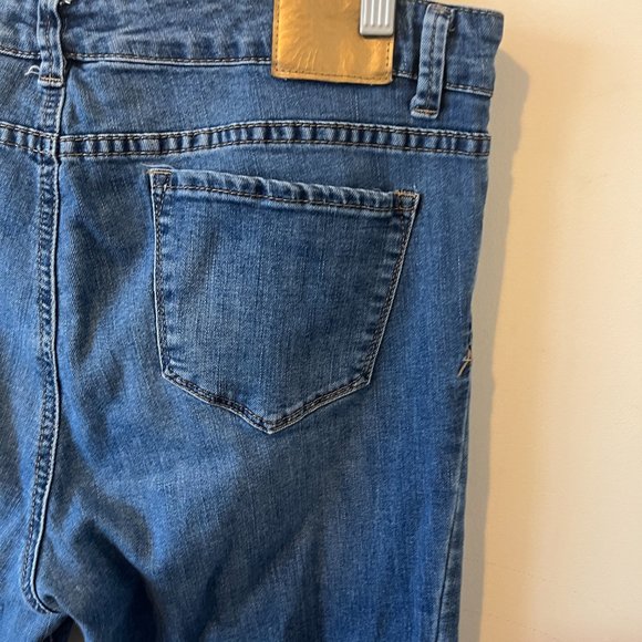 ANNE KLEIN JEANS | Women's Slim Straight Jeans Blue Size 12 - Picture 9 of 12